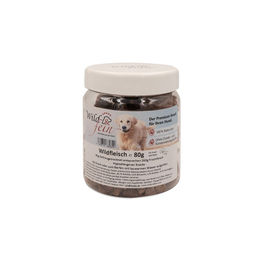 Wild & Fein Hundesnack Hirsch gefriergetrocknetes Monoprotein hypoallergen 80g - 80 g – Bild 1 von 2