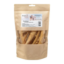 Wild & Fein Hundesnack Pferdehaut Monoprotein Hypoallergen 150g – Bild 1 von 4
