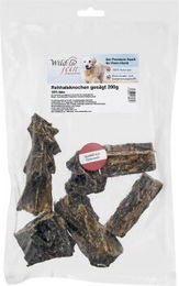 Wild & Fein Hundesnack Rehhalsknochen gesägt Wild 200 g - 200 g – Bild 1 von 4
