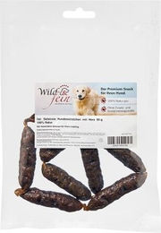 Wild & Fein Italienische Salsiccia Hundewürstchen mit Herz 80 g – Bild 1 von 5