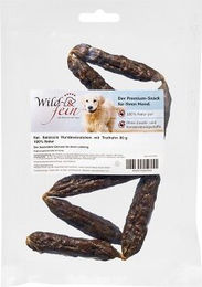 Wild & Fein Italienische Salsiccia Hundewürstchen mit Truthahn 80 g ohne Farb-, Aroma- oder Konservierungsstoffe und ohne Zucker – Bild 1 von 5