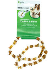 Wild & Fein Zecken- und Flohhalsband für Hunde aus Holz in Braun Größe M – Bild 1 von 2