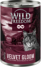 Wild Freedom Adult Katzen Nassfutter Schwein Truthahn Forelle Getreidefrei 6 x 400 g - 6 x 400 g – Bild 1 von 1