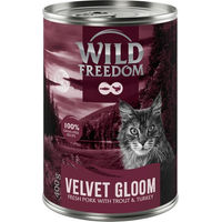 Produktbild von Wild Freedom Adult Katzen Nassfutter Schwein Truthahn Forelle Getreidefrei 6 x 400 g - 6 x 400 g