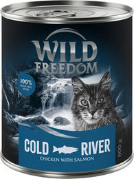 Produktbild von Wild Freedom Adult Katzenfutter Lachs und Huhn getreidefrei 6 x 800 g - 6 x 800 g