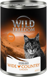 Produktbild von Wild Freedom Adult Sterilised Hundefutter Huhn pur getreidefrei mit hohem Fleischanteil 6 x 400 g - 6 x 400 g