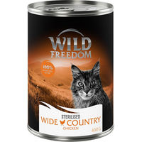 Produktbild von Wild Freedom Adult Sterilised Hundefutter Huhn pur getreidefrei mit hohem Fleischanteil 6 x 400 g - 6 x 400 g