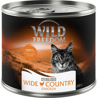 Produktbild von Wild Freedom Adult Sterilised Katzenfutter Huhn Monoprotein getreidefrei 6 x 200 g - 6 x 200 g