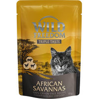 Produktbild von Wild Freedom African Savannas Nassfutter für Katzen Huhn mit Rind und Ziege 8 x 85 g