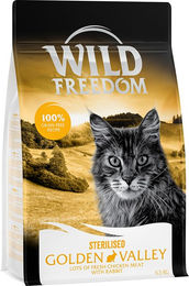 Produktbild von Wild Freedom Golden Valley Sterilised Katzenfutter Adult Kaninchen und Huhn getreidefrei 6,5 kg - 6,5 kg