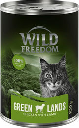 Wild Freedom Green Lands Katzenfutter Adult Lamm & Huhn getreidefrei 6 x 400 g - 6 x 400 g – Bild 1 von 1