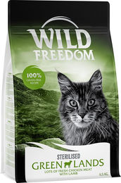 Produktbild von Wild Freedom Green Lands Sterilised Adult Hundefutter Lamm und Huhn getreidefrei 2 x 6,5 kg - 2 x 6,5 kg