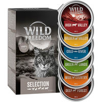 Produktbild von Wild Freedom Katzen Nassfutter Adult Mixpaket 6 x 85 g getreidefrei mit hohem Fleischanteil - 6 x 85 g