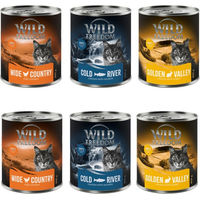 Produktbild von Wild Freedom Katzen Nassfutter Adult Mixpaket Huhn Lachs Kaninchen getreidefrei mit hohem Fleischanteil 6 x 800 g - 6 x 800 g