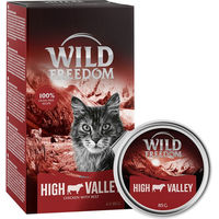 Produktbild von Wild Freedom Katzen Nassfutter Adult Rind und Huhn Stückchen in Sauce Getreidefrei 6 x 85 g - 6 x 85 g