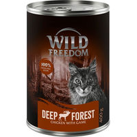 Produktbild von Wild Freedom Katzenfutter Adult Deep Forest Wild & Huhn getreidefrei 6 x 400 g - 6 x 400 g
