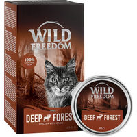 Produktbild von Wild Freedom Katzenfutter Adult Deep Forest Wild & Huhn Getreidefrei mit hohem Fleischanteil 6 x 85 g - 6 x 85 g
