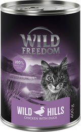 Produktbild von Wild Freedom Katzenfutter Adult Ente & Huhn getreidefrei 6 x 400 g - 6 x 400 g