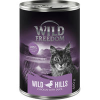 Produktbild von Wild Freedom Katzenfutter Adult Ente & Huhn getreidefrei 6 x 400 g - 6 x 400 g