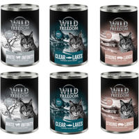 Produktbild von Wild Freedom Katzenfutter Adult Getreidefrei Mixpaket 6 x 400 g Forelle Schwein Pferd