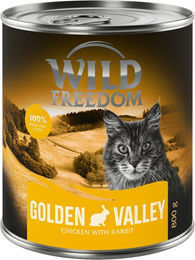 Produktbild von Wild Freedom Katzenfutter Adult Huhn Kaninchen Lachs Getreidefrei 6 x 800 g - 6 x 800 g