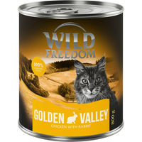 Produktbild von Wild Freedom Katzenfutter Adult Huhn Kaninchen Lachs Getreidefrei 6 x 800 g - 6 x 800 g