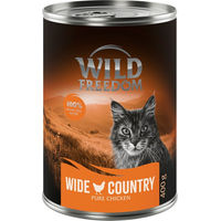 Produktbild von Wild Freedom Katzenfutter Adult Huhn & Pferd Getreidefrei Monoprotein 24 x 400 g