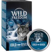 Produktbild von Wild Freedom Katzenfutter Adult Lachs & Huhn Stückchen in Sauce Getreidefrei Hoher Fleischanteil 6 x 85 g - 6 x 85 g