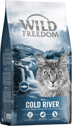 Produktbild von Wild Freedom Katzenfutter Adult Lachs und Geflügel Getreidefrei Sensitive 2 kg
