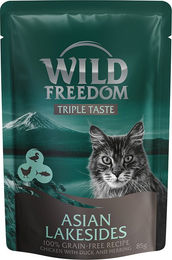 Wild Freedom Triple Taste Katzenfutter Huhn mit Ente und Hering 8 x 85 g – Bild 1 von 1
