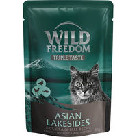 Produktbild von Wild Freedom Triple Taste Katzenfutter Huhn mit Ente und Hering 8 x 85 g