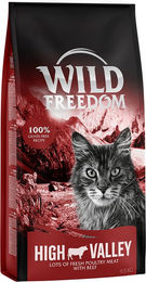 Produktbild von Wild Freedom Trockenfutter Adult für Katzen Getreidefrei mit Rind Geflügel und Wild 6,5 kg - 6,5 kg