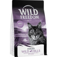 Produktbild von Wild Freedom Wild Hills Hundefutter Adult Sterilised Ente Huhn Getreidefrei 2 x 6,5 kg - 2 x 6,5 kg