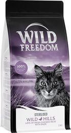 Produktbild von Wild Freedom Wild Hills Sterilised Hundefutter Adult Ente und Huhn getreidefrei 2 kg - 2 kg