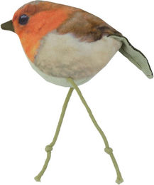 Wild Life Collection Katzenspielzeug Rotkehlchen aus Plüsch mit Catnip – Bild 1 von 7