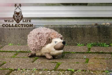 Wild Life Collection Plüschspielzeug Igel für Hunde in Braun – Bild 1 von 3