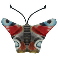 Produktbild von Wild Life Katzenspielzeug Peacock Butterfly Tagpfauenauge aus Plüsch mit Catnip