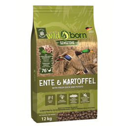 Wildborn Hundefutter Ente Sensitive Adult getreidefrei 12 kg - 12 kg – Bild 1 von 4
