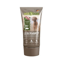 Produktbild von Wildborn Premium Leberwurst Schwein Hundesnack 75g - 75 g