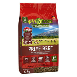 Wildborn PRIME Beef Hundefutter Adult Rind Kaltgepresst Getreidefrei und Glutenfrei 12 kg - 12 kg – Bild 1 von 4