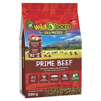 Produktbild von Wildborn Prime Beef Kaltgepresstes Hundefutter Rind Getreidefrei und Glutenfrei 500 g - 500 g