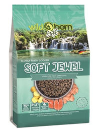 Produktbild von Wildborn Soft Jewel Hundefutter Huhn und Fisch 1 kg getreidefrei mit hohem Fleischanteil - 1 kg