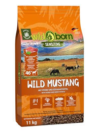 Produktbild von Wildborn Wild Mustang Getreidefreies Hundefutter mit Pferdefleisch 11 kg Hypoallergen und Sensitive - 11 kg