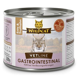 Wildcat VetLine Gastrointestinal Diätfutter Ente & Truthahn Nassfutter für erwachsene Katzen 200g – Bild 1 von 1