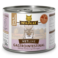Produktbild von Wildcat VetLine Gastrointestinal Diätfutter Ente & Truthahn Nassfutter für erwachsene Katzen 200g