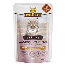 Wildcat VetLine Gastrointestinal Katzen Nassfutter Ente & Truthahn 12 x 85g – Bild 1 von 1