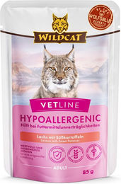 Wildcat VetLine Hypoallergenes Katzenfutter Lachs 12 x 85 g – Bild 1 von 1