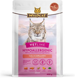 Wildcat VetLine Hypoallergenes Nassfutter für erwachsene Katzen mit Lachs 400 g – Bild 1 von 1