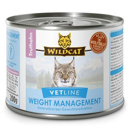 Wildcat VetLine Weight Management Truthahn Nassfutter für erwachsene Katzen zur Gewichtskontrolle und bei Diabetes 200g – Bild 1 von 1