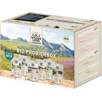 Produktbild von Wildes Land Bio Katzenfutter Probierbox Adult Getreidefrei 6 x 85 g - 6 x 85 g